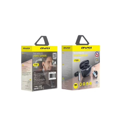 Căști wireless cu carcasă de încărcare - Bluetooth - T50 - AWEI - 888667