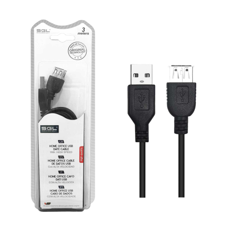 Cablu USB 2.0 - 4S - mascul/fema - 3m - 097220