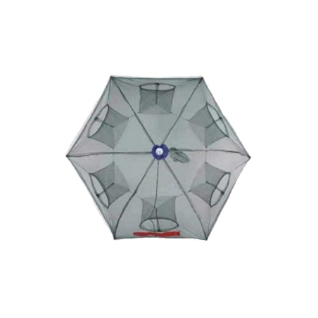 Plasa de pescuit pliabila cu 6 gauri - 30478