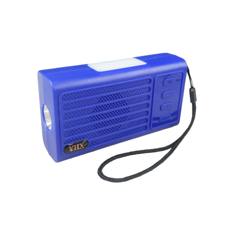 Difuzor Bluetooth Wireless cu Panou Solar - YHX-07 - 040070 - Albastru