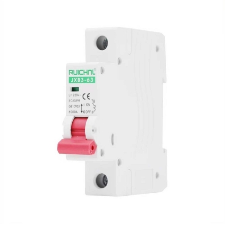 Placă cu siguranțe electrice - RXB3-63-16A-1P-6KA - 068561
