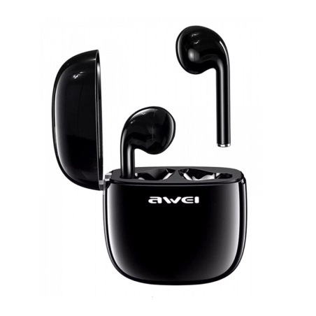 Căști fără fir cu carcasă de încărcare - Bluetooth - T28 - Awei - 888889 - Negru