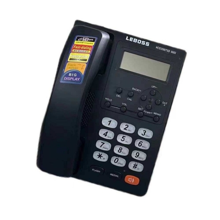 Telefon fix cu fir - 6002 - 060020 - negru