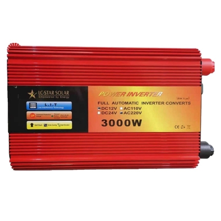 Invertor de tensiune - monofazat - 3000W - DC -12V - 602203