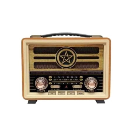 Radio fără fir retro - MD-2026 - 120257 - Galben