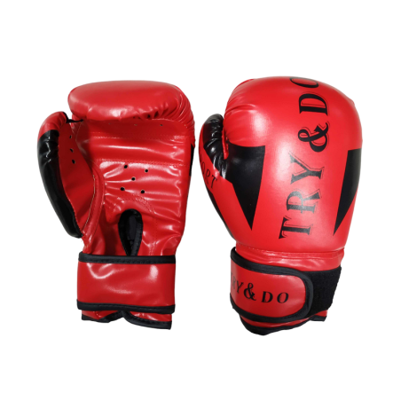 Set mănuși de box - 10 oz - 556626 - roșu