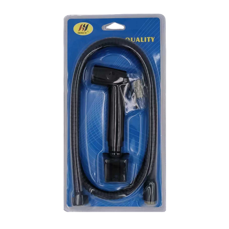 Pistol de dus cu furtun - 1,2 m - Negru - 23063