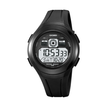 Ceas digital de mână - Skmei - 2104 - Negru/Alb