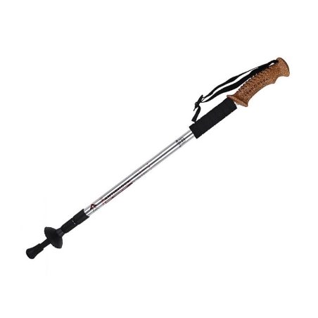 Stâlp de drumeție telescopic - Baston – 050014 - Argintiu