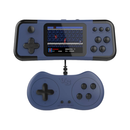 Consola de jocuri portabila cu controler - A12 - 811047 - Albastru/Negru