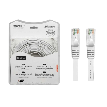 Cablu de retea Ethernet - Placa - A8P8C - 20m - 096452