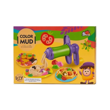 Set plastilină cu presă pentru paste în diferite forme - 5838-123 - 310422