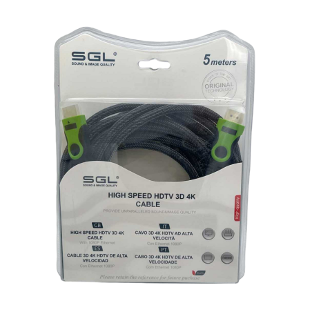 Cablu HDMI cu 2 conectori tată - B1593 - 1.4V - 5m - 094908