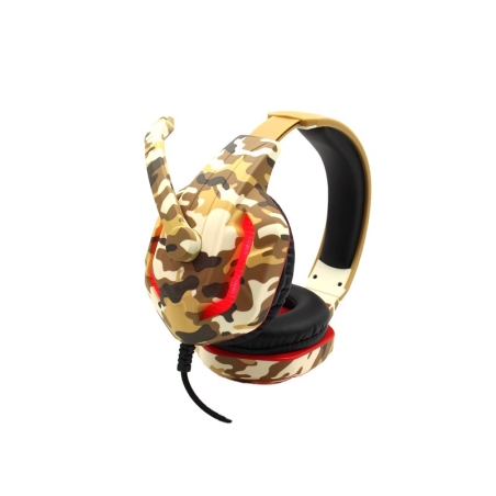Căști de gaming cu fir - G312 - KOMC - 302810 - maro armat