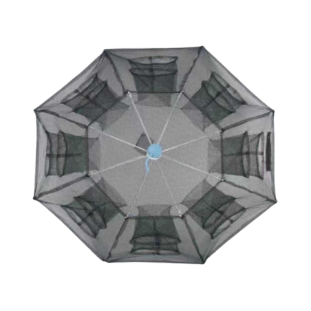Plasa de pescuit pliabila cu 16 gauri - 31359