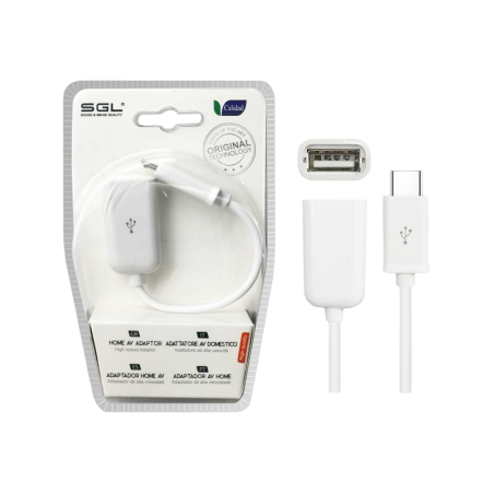 Adaptor USB tip C la USB 2.0 mamă - T62 - 096025