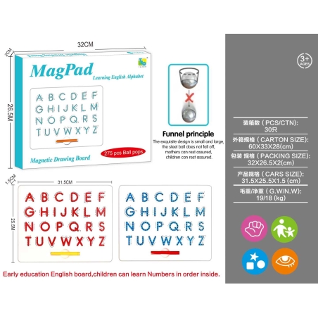 Tablă de învățare a alfabetului englezesc - TSQ-275 - 540025