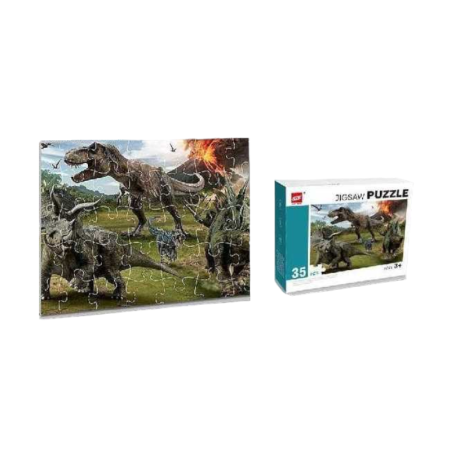 Puzzle pentru copii 35 piese - Dinozauri - GXF035-1135 - 310433