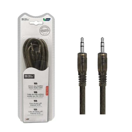 Cablu audio - 40201 - jack 3,5 mm tat/tat - 3 m - 097701