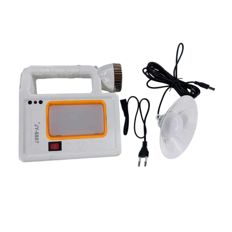 Sistem de iluminat LED reincarcabil cu panou solar - JY6807 - 169217