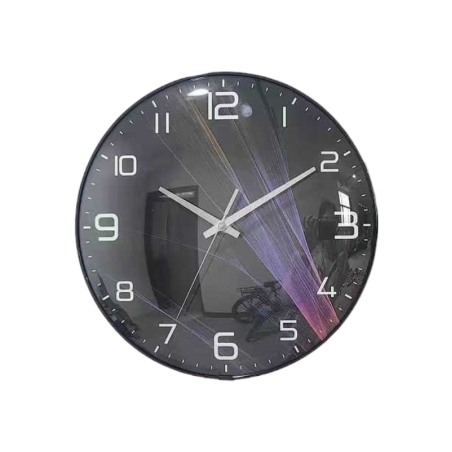 Ceas de perete- FHS -B625-13 - 505039 - negru/violet
