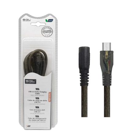 Adaptor pentru adaptor - 22S01 - Micro USB/JACK 3.5mm mamă - 5m - 097954