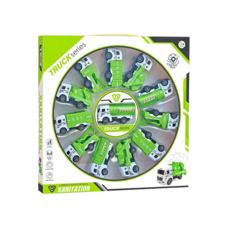 Set copii - Camioane de curatenie - 12buc - XY348-A1312 - 102634