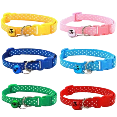 Guler pentru animale de companie cu clopot - 1-19/32cm - 12buc - 550204