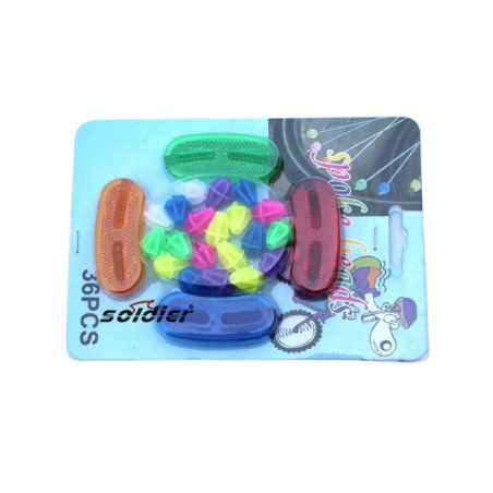 Set reflector si decor pentru spitele bicicletei - S65-05H - 652213