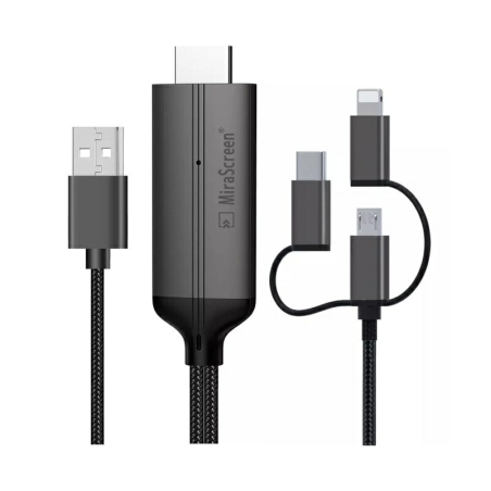 Cablu USB la HDTV - 3 în 1 - LD36 - Mirascreen - 884508