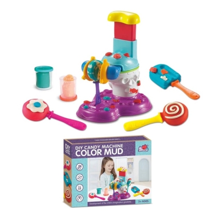 Set cu mașină de plastilină și bomboane - 5838-28 - 310399