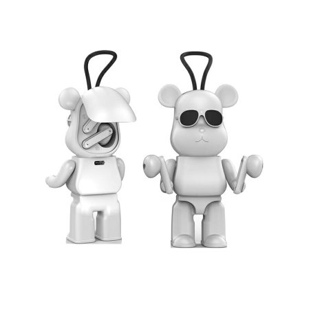 Căști fără fir Bear - Bluetooth- B5 - 884713 - Alb