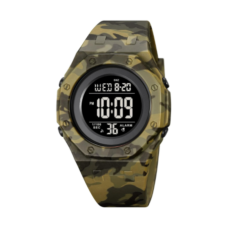 Ceas de mână digitală - Skmei - 2048 - Verde Armată