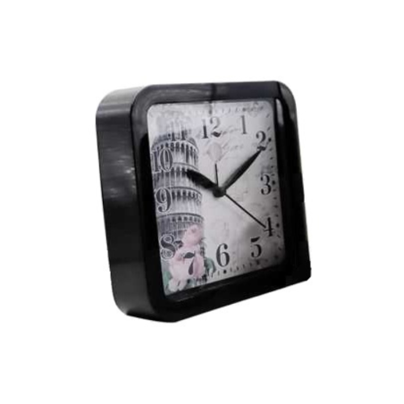 Ceas de birou - Ceas deşteptător - K42 - 671918 - Negru