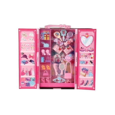 Set copii - Dulap cu accesorii pentru păpuși - DSJ938-E - 308343
