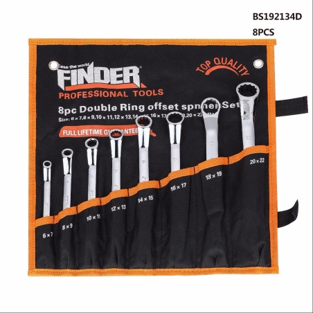 Set chei pentru țevi - 8 buc - Finder - 192134