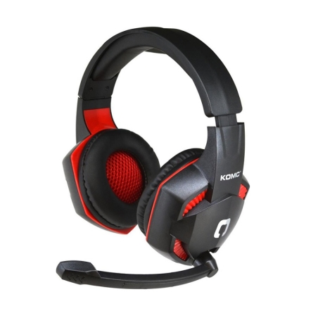 Căști pentru jocuri cu fir - G302 - KOMC - 302582 - Roșu