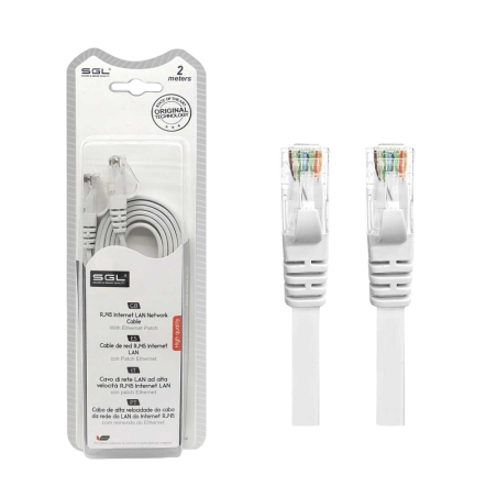 Cablu de retea - Plat - A8P8C - 2m - 096407