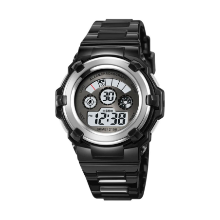 Ceas digital de mână - Skmei - 2156 - negru/argintiu