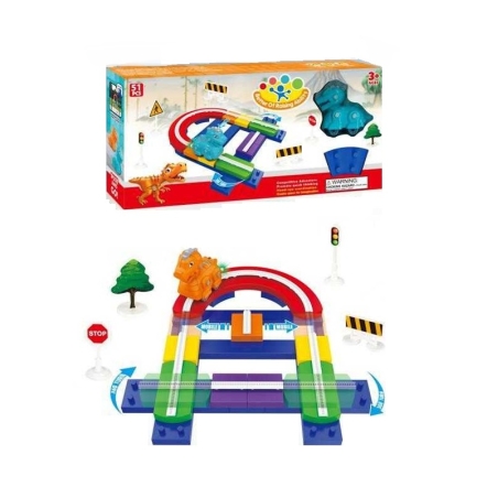 Sină prefabricată cu cărucior de dinozaur - BL005 - 221839