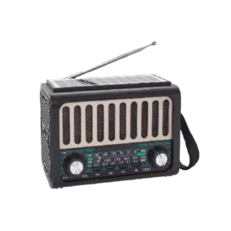 Radio cu panou solar retro fără fir - K335S - 830104