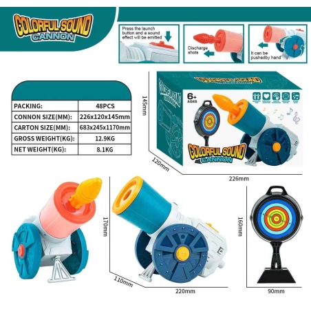 Catapulta pentru copii cu tinta - Q-6081 - 223192
