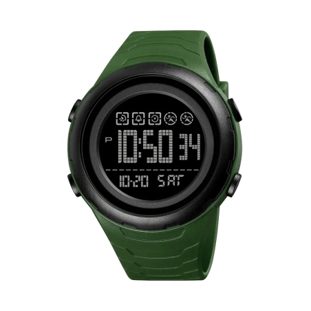 Ceas digital de mână - Skmei - 1674 - Verde/Negru
