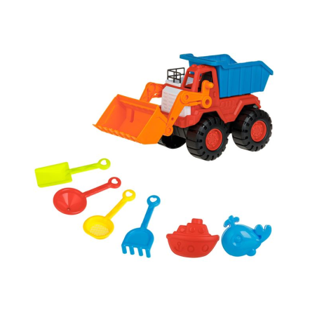 Set plaja cu excavator si accesorii - 8011 - 305113