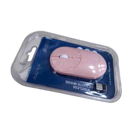 Mouse fără fir - B1010 - AOAS - 654863 - Roz