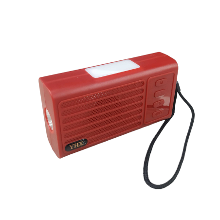Difuzor Bluetooth Wireless cu Panou Solar - YHX-07 - 040070 - Rosu