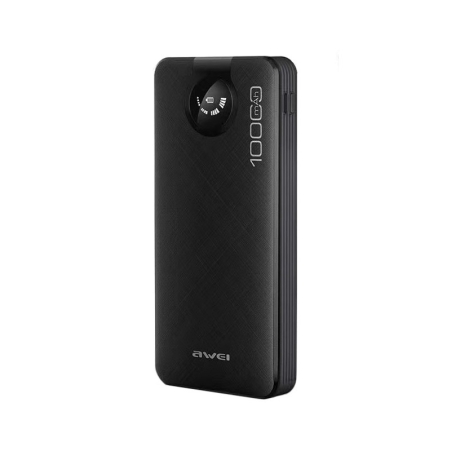 Baterie externă - P133K - 10.000 mah - 4 în 1 - Awei - 888599 - Negru
