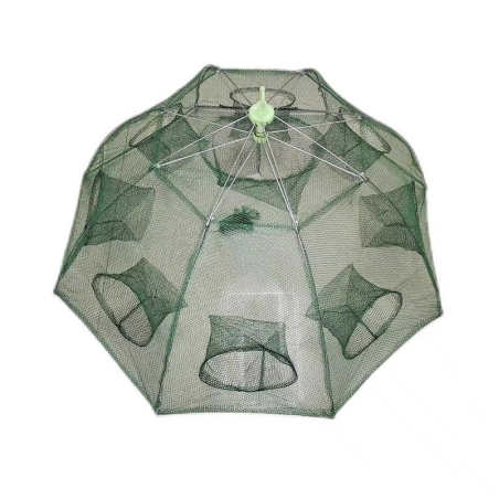 Plasa de pescuit pliabila cu 6 gauri - 31356