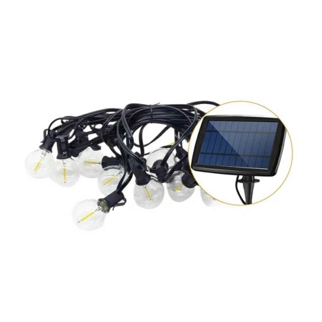 Set de iluminat exterior LED solar - 5m - 182776