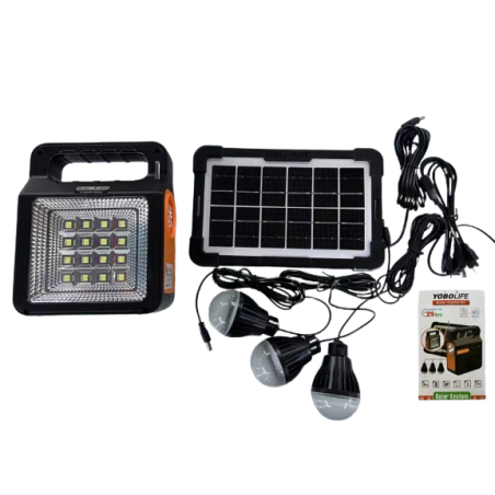 Sistem de iluminat solar alimentat cu baterii - 3609 - 291806